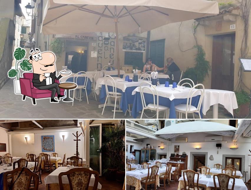 Gli interni di Ristorante Taverna al Canevon