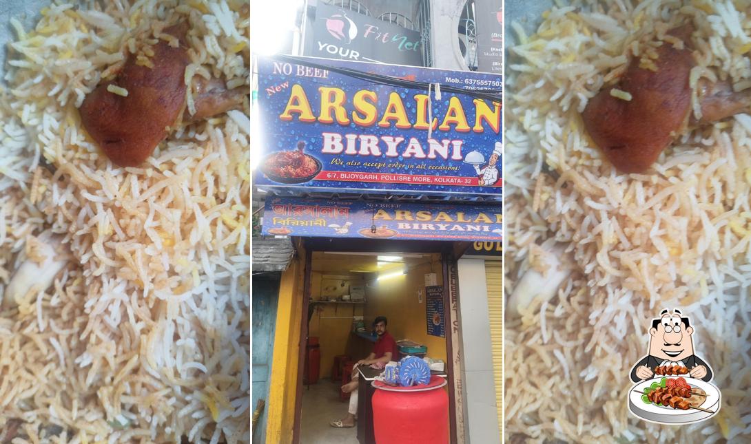 Food at New Arsalan Biryani