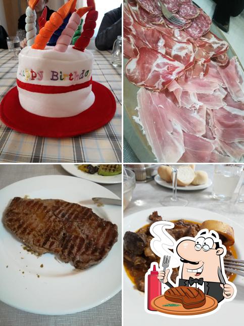 Prova i un pasto a base di carne a Trattoria Da Marco Di Cucchi Luigi e C. SNC