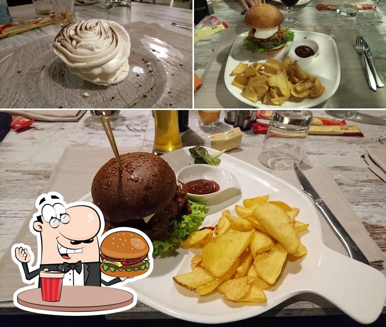 Ordina uno dei tipi di hamburger disponibili a Seller