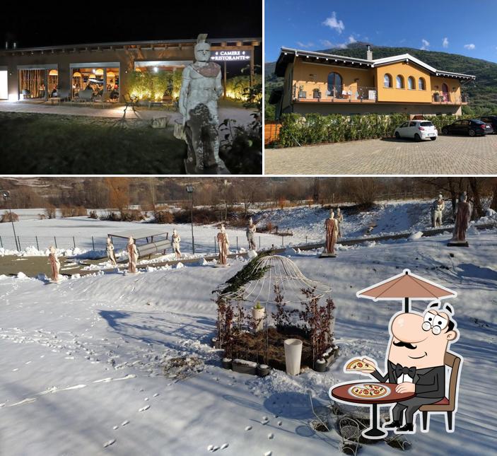 Puoi goderti l'aria fresca da seduto all'esterno di Agriturismo Terra del Sole