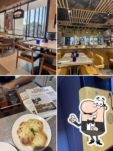 The interior of PizzaExpress