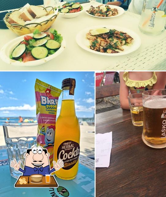 Platti al Bar Spiaggia