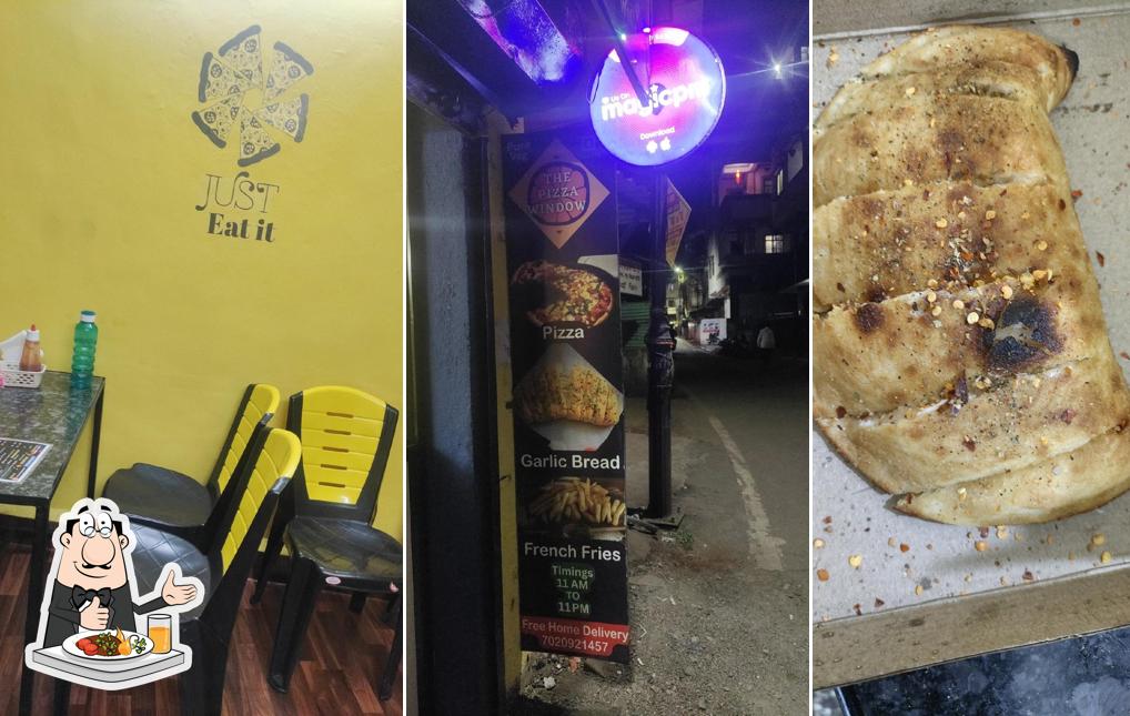 Food at THE PIZZA WINDOW
