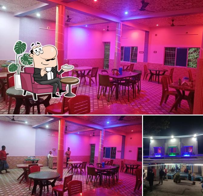 The interior of Bajwa Hotel
