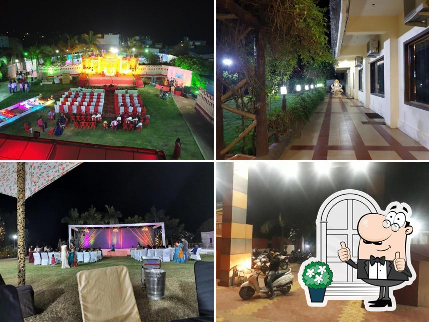 You can get some fresh air outside Hotel Kesar Residency