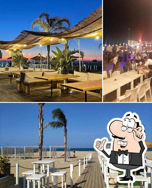 Gli interni di Tropicana White Beach