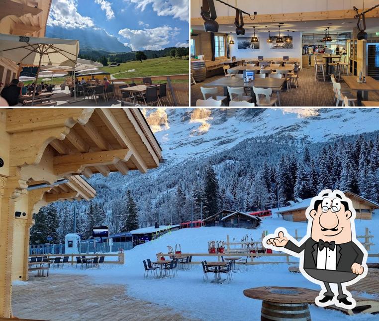 Dai un'occhiata agli interni di Bergrestaurant Brandegg