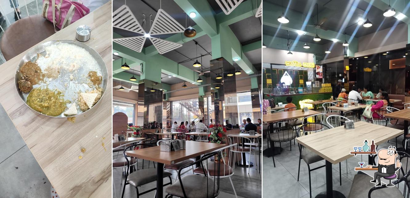 The interior of Kakinada Subbayya Gari Hotel Shirdi