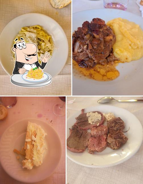 Spaghetti alla carbonara al Trattoria Sotto La Torre