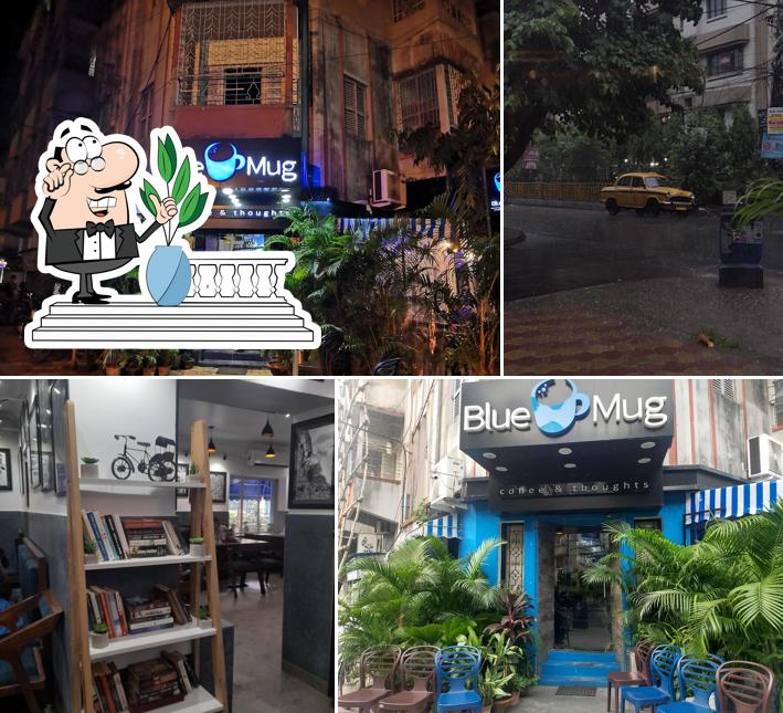 Enjoy the view at the outside area of Blue Mug Cafe