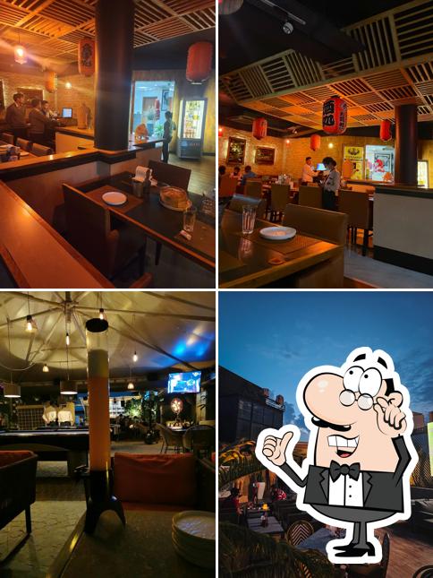 Check out how Pyramid Ambala Cafe Lounge Bar Microbrewery Nightclub Sky bar Restaurant looks inside