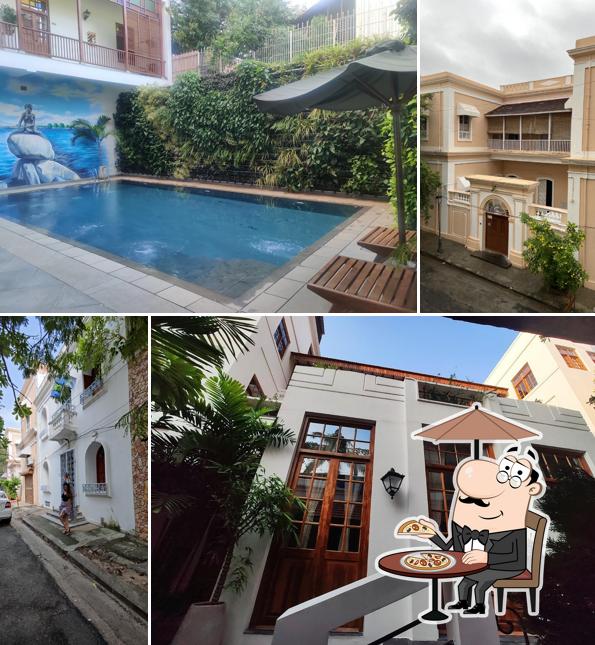 Check out the outside area of Grand Hotel D' Europe