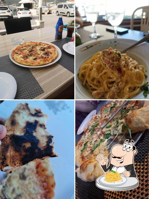 Spaghetti alla carbonara al Konoba Pizzeria Porat
