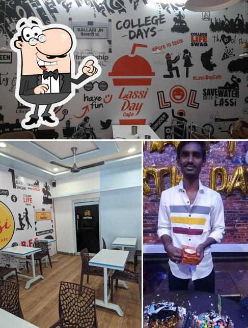 The interior of Lassi cafe