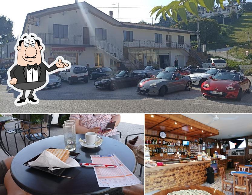 La interni e esterno del ristorante