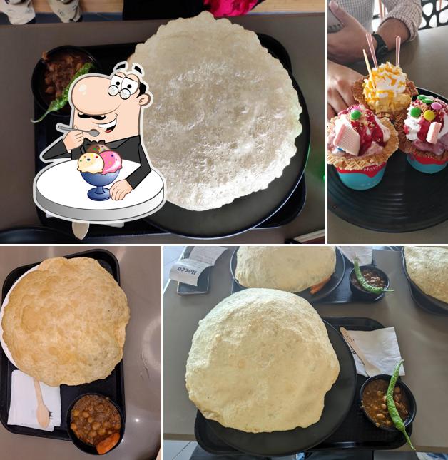 Hocco Kitchen (Limbdi) serves a selection of sweet dishes