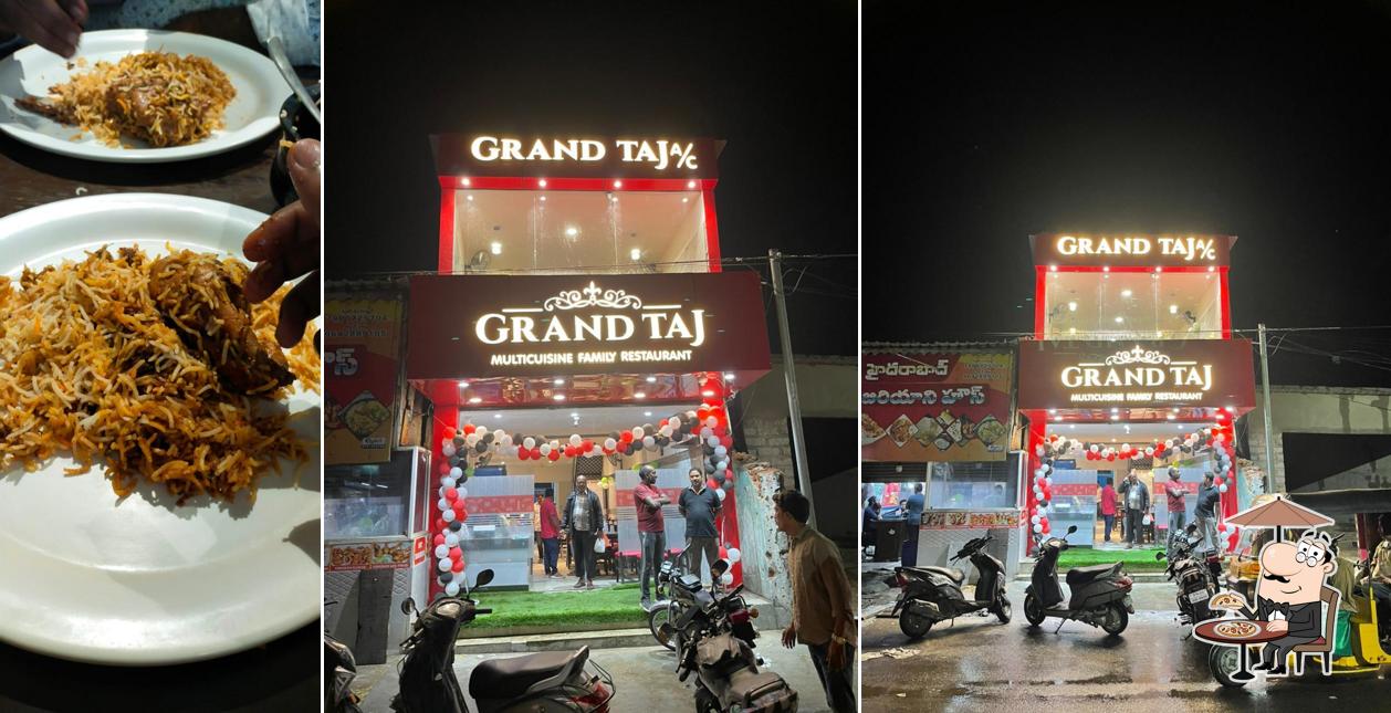 The exterior of ہوٹل گرینڈ تاج Hotel Grand Taj