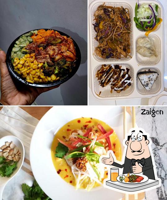 Food at Zaigon Seoul Ramen : Modern Asian Food