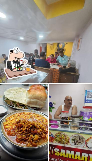 Among various things one can find food and interior at Hotel Samarth