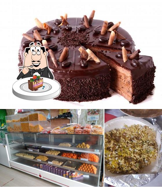 Chocolate cake at Banaras Restaurant