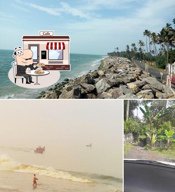 Enjoy the view outside Perumpally Beach Junction