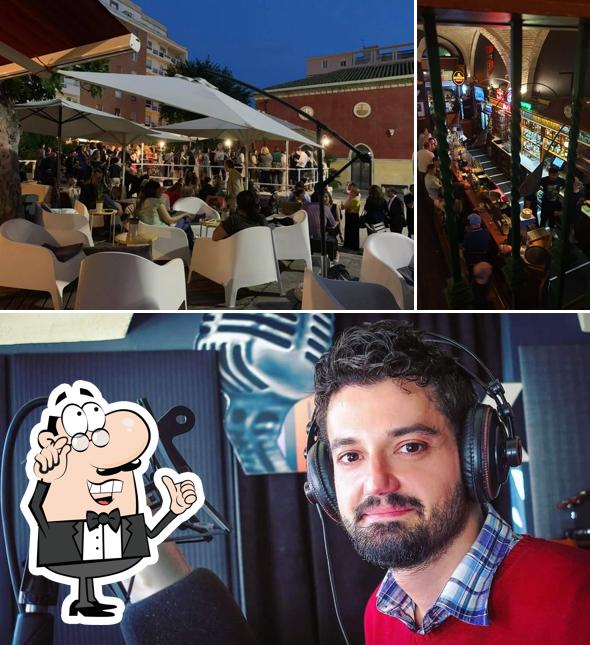Gli interni di Radio X Social Club