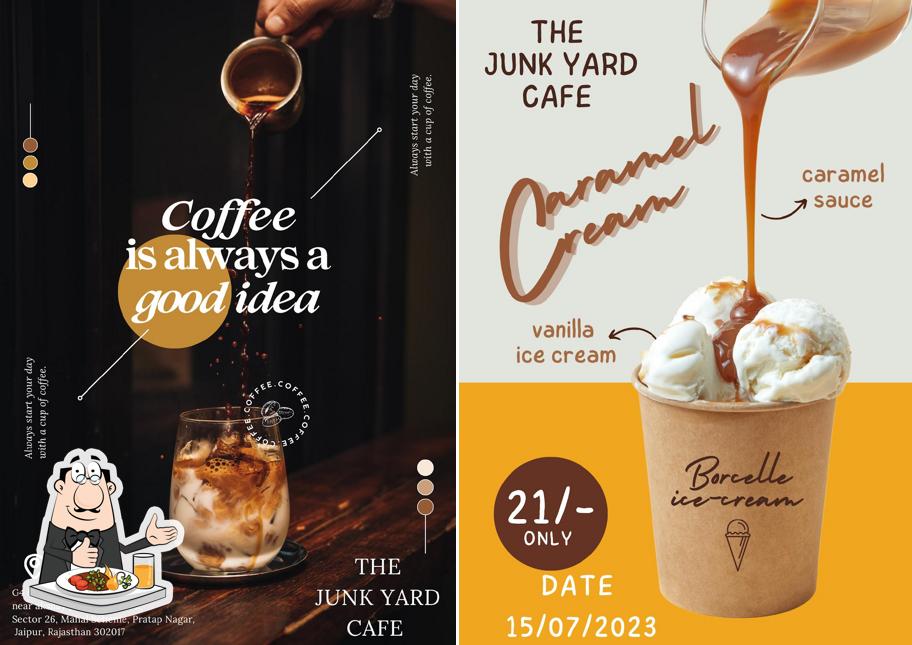 Food at The junkyard cafe