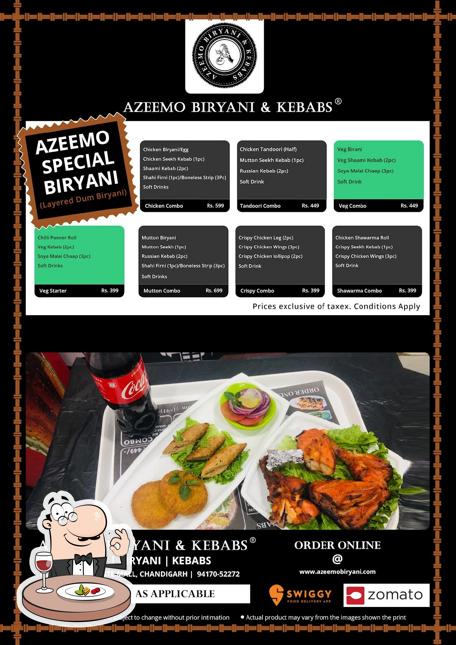Food at Azeemo Biryani & Kebabs