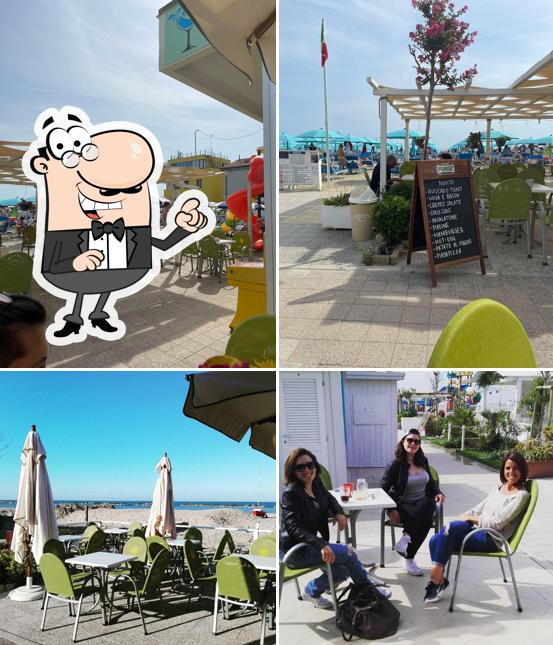 Gli interni di Summer Beach Bar