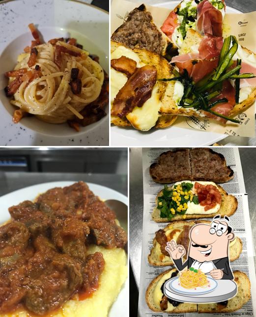 Spaghetti alla carbonara al Ristorante Lo Stuzzico