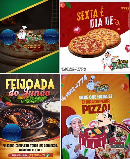Waffles em Pizzaria espaço pizza - Januária