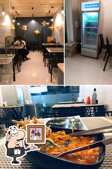 The interior of Schezwan Hut