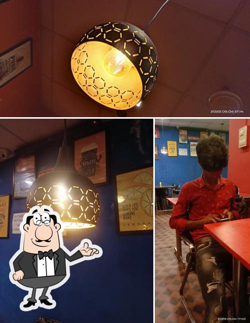 The interior of Prayagraj Restaurant