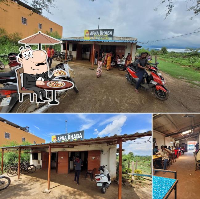 Enjoy the view outside APNA DHABA