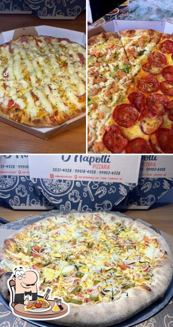 No D'Napolli Pizzaria, você pode degustar pizza