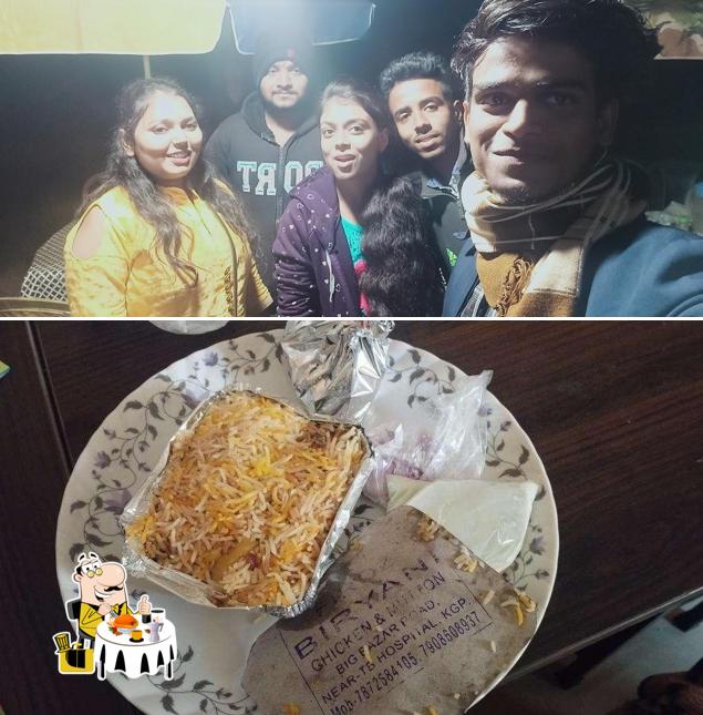 Food at Firoz Biryani
