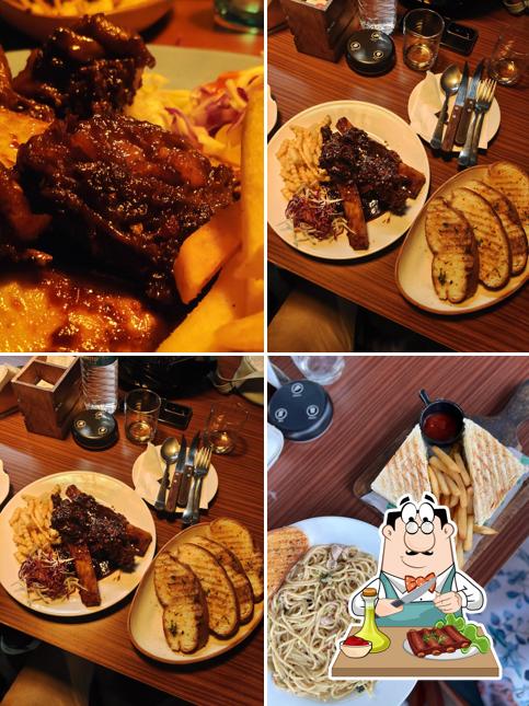 Baby back ribs at FrenchMac caffe