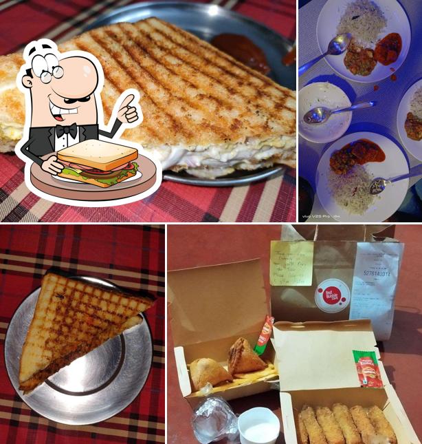 Grilled cheese sandwich at Red Bubble Cafe Asansol