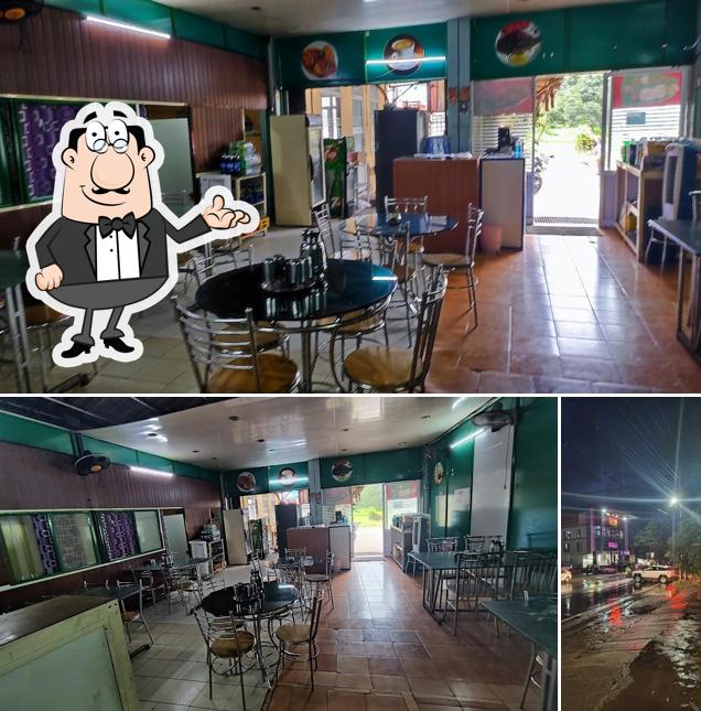Take a look at the picture depicting interior and exterior at Salkara Family Restaurant