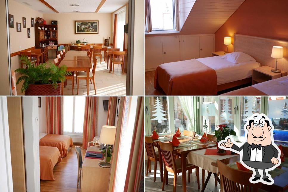 Gli interni di Auberge aux 2 sapins