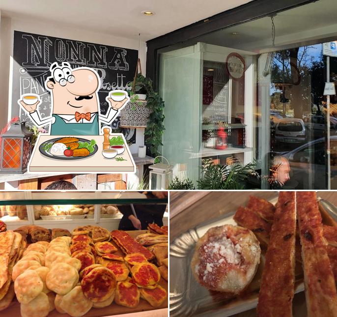 Questa è la immagine che mostra la cibo e interni di Nonna Rosetta