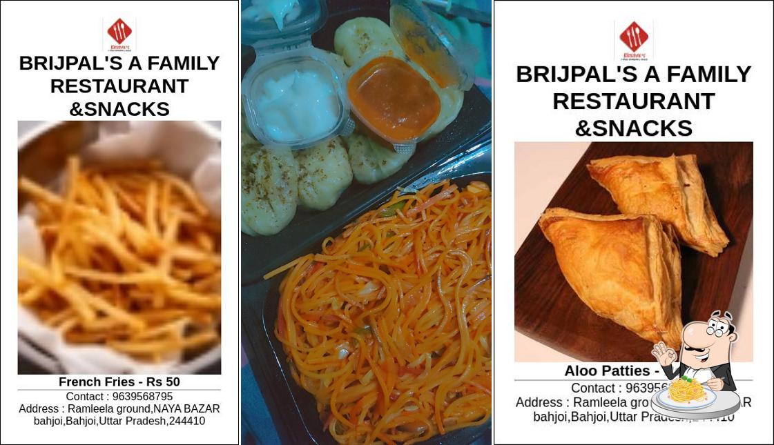 Spaghetti carbonara at BRIJPAL'S A FAMILY RESTAURANT &SNACKS