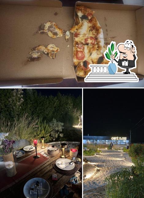 This is the picture depicting exterior and food at Cafe de Food Couture
