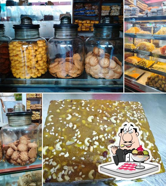 Real Halwa and hot chips serves a variety of desserts