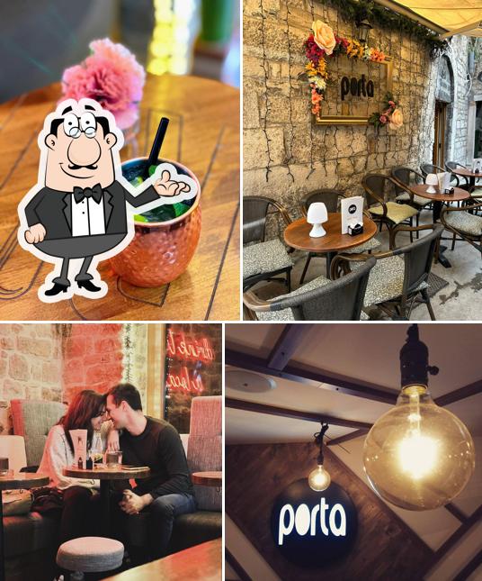 L'intérieur de Cafe Bar Porta