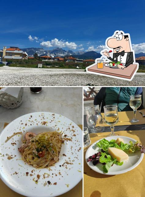 Tra le diverse cose da Raggio Di Sole si possono trovare la cibo e esterno