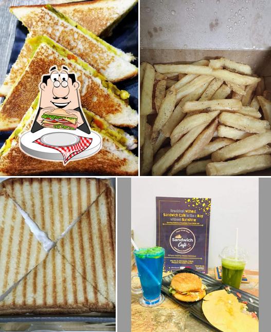 Club sandwich at Sandwich cafe
