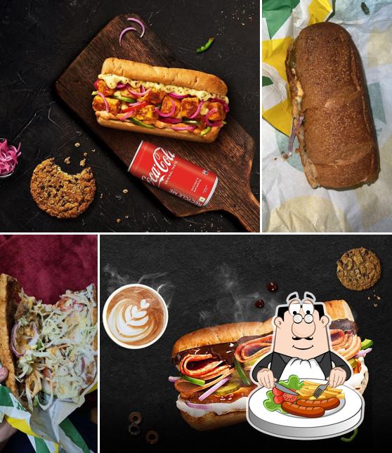 Pulled pork sandwich at Subway Guru Tegh Batala