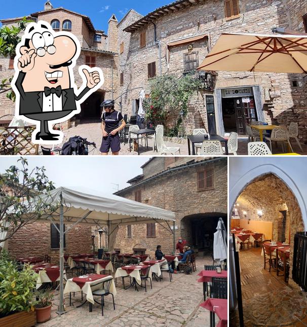 Gli interni di Trattoria San Silvestro